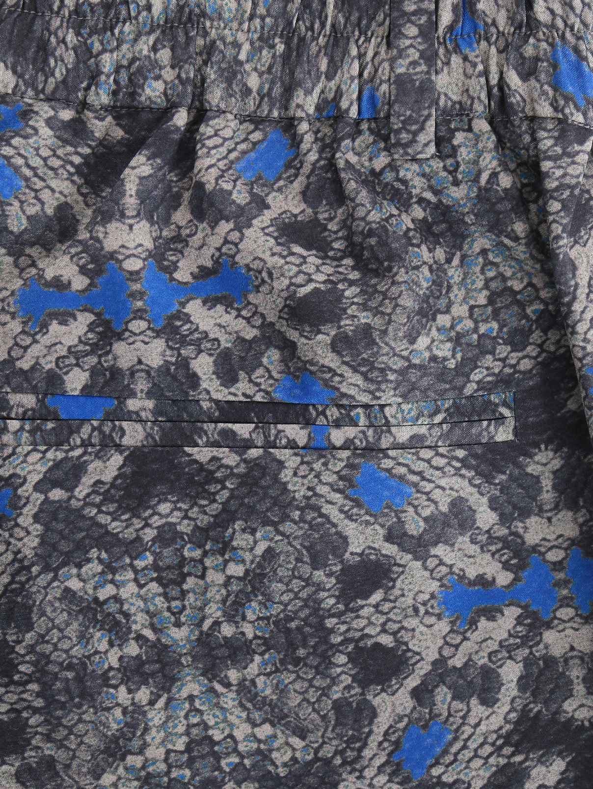 Укороченные брюки из полиэстера с узором Yigal Azrouel  –  Деталь1  – Цвет:  Узор