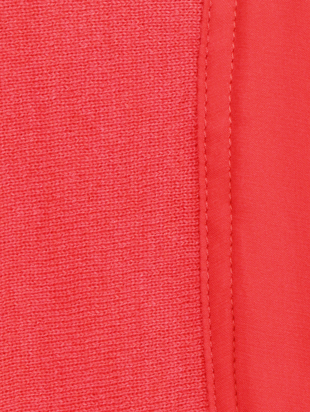 Кардиган из шерсти и шелка Marina Rinaldi  –  Деталь  – Цвет:  Оранжевый