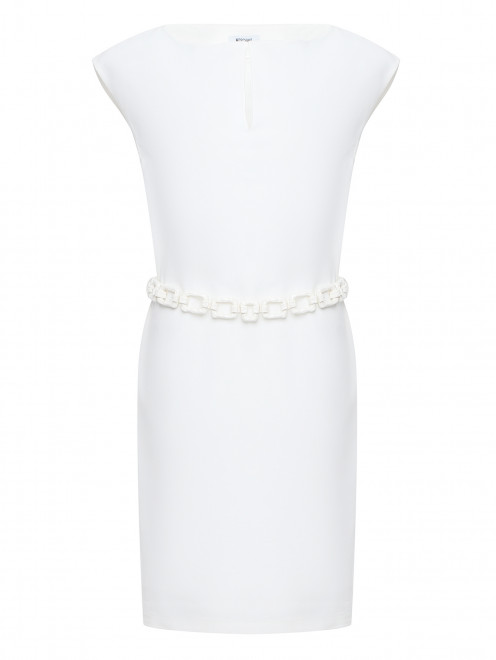 Платье-футляр из хлопка с коротким рукавом Moschino Cheap&Chic - Общий вид