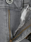 Узкие джинсы из хлопка декорированные стразами Antonio Marras  –  Деталь1