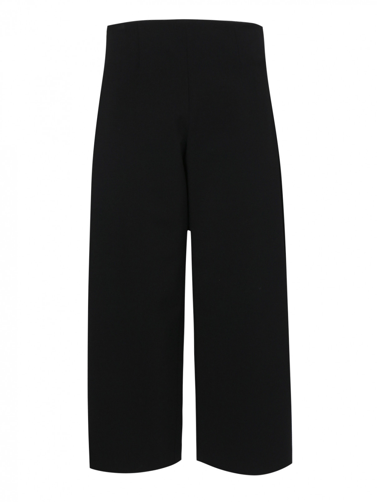 Укороченные брюки JO NO FUI  –  Общий вид  – Цвет:  Черный