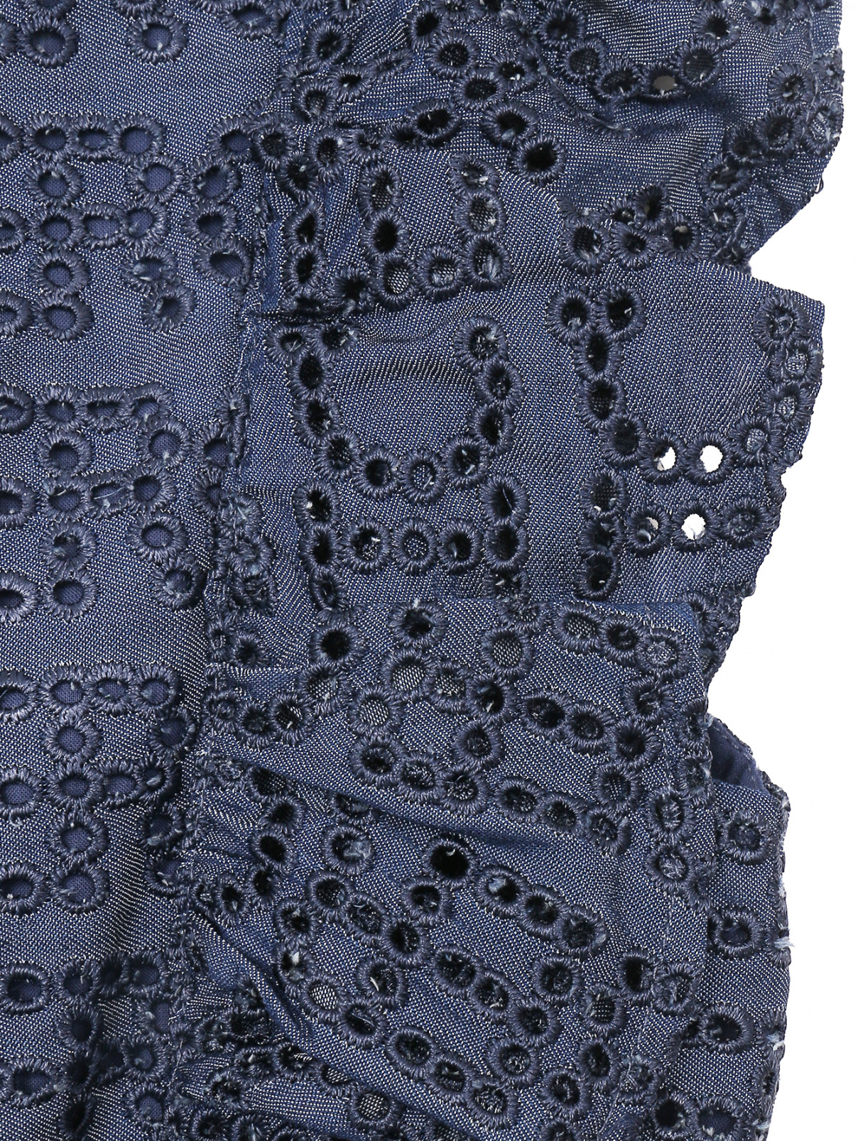 Однотонное платье из шитья Iceberg  –  Деталь1  – Цвет:  Синий