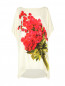 Туника из шелка с цветочным узором Marina Rinaldi  –  Общий вид