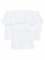 Блуза хлопковая в крестьянском стиле Dolce & Gabbana  –  Общий вид