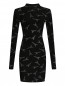 Трикотажное платье с апликациями из страз Balenciaga  –  Общий вид