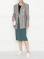 Юбка хлопковая с лампасами Calvin Klein 205W39NYC  –  МодельОбщийВид