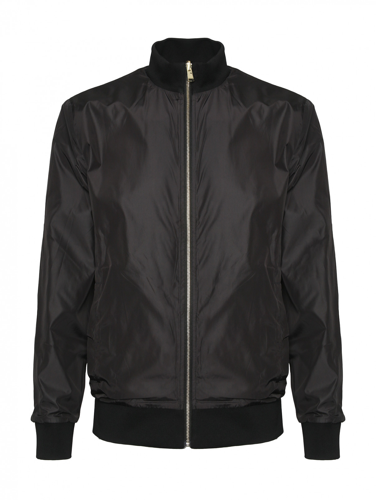 Куртка-ветровка двухсторонняя Boss  –  Общий вид  – Цвет:  Черный