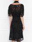 Платье из смешанного шелка с узором Alberta Ferretti  –  Модель Верх-Низ1
