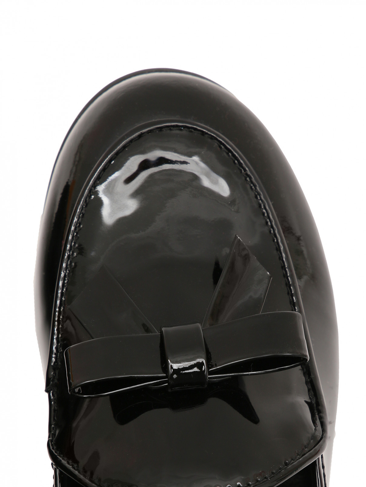 Лакированные туфли с бантиком MONTELPARE TRADITION  –  Обтравка3  – Цвет:  Черный
