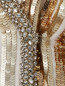 Платье-макси с запахом в паетках, декорированное кристаллами Jenny Packham  –  Деталь1