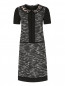 Платье-мини из шерсти с короткими рукавами Alberta Ferretti  –  Общий вид