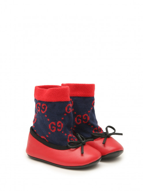 Пинетки из трикотажа с мыском Gucci - Общий вид