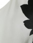 Платье из шелка с цветочным узором без рукавов Marina Rinaldi  –  Деталь