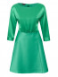 Платье-мини из смешанного шелка с рукавами 3/4 Emporio Armani  –  Общий вид