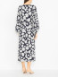 Трикотажное платье-миди с узором Weekend Max Mara  –  МодельВерхНиз1