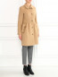 Пальто из шерсти с декоративными бантами Moschino Boutique  –  Модель Общий вид