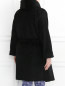 Пальто из шерсти с капюшоном и карманами Marina Rinaldi  –  Модель Верх-Низ1