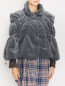 Стеганая куртка из бархата Alberta Ferretti  –  МодельВерхНиз