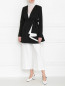 Блуза из сетки с вышивкой Carolina Herrera  –  МодельОбщийВид