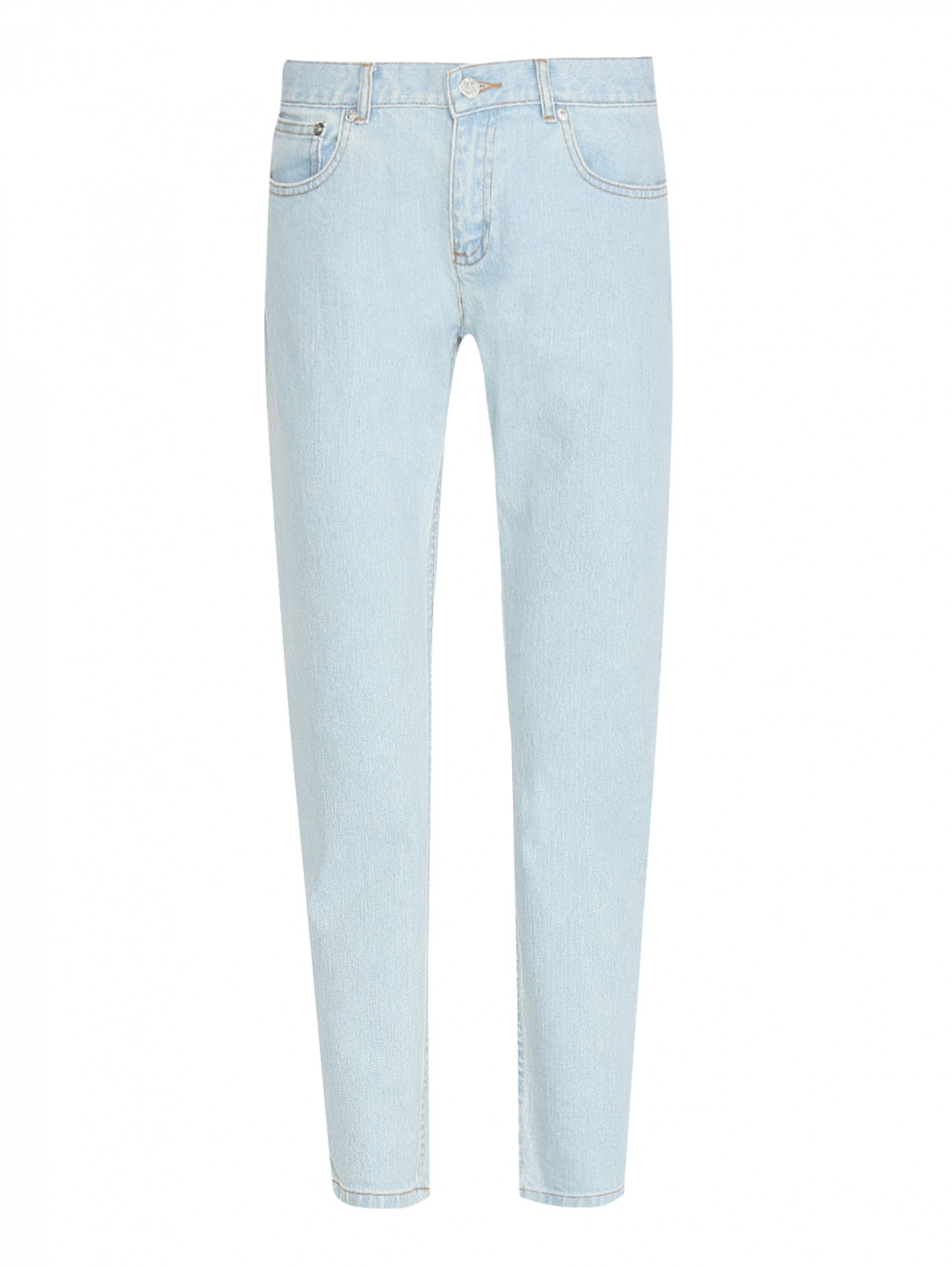 Укороченные джинсы из светлого денима A.P.C.  –  Общий вид  – Цвет:  Синий