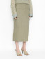 Юбка из хлопка с карманами Weekend Max Mara  –  МодельВерхНиз