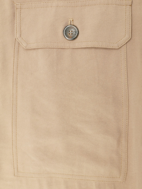 Укороченные брюки с накладными карманами - Деталь1