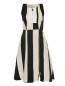 Платье с декоративной молнией и узором "полоска" Sportmax  –  Общий вид