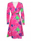 Платье шелковое с цветочным узором P.A.R.O.S.H.  –  Общий вид