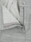Укороченные брюки из смешанной шерсти с карманами Voyage by Marina Rinaldi  –  Деталь1