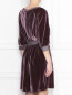 Бархатное платье с боковыми карманами Max&Co  –  МодельВерхНиз1