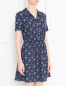 Платье с цветочным узором Calvin Klein  –  МодельВерхНиз
