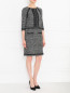 Платье-мини из фактурной ткани Alberta Ferretti  –  Модель Общий вид