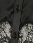 Блуза из шелка с кружевной отделкой Ermanno Scervino  –  Деталь1