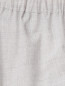 Брюки из шерсти прямого кроя на резинке с карманами Marina Rinaldi  –  Деталь