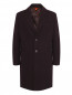 Удлиненное пальто из шерсти с карманами Barena  –  Общий вид