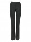 Широкие брюки из шерсти с декоративным ремнем на пуговицах Barbara Bui  –  Общий вид