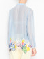 Блуза из хлопка и шелка с вышивкой Blumarine  –  МодельВерхНиз1