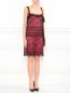 Кружевное платье-мини из шелка Alberta Ferretti  –  Модель Общий вид