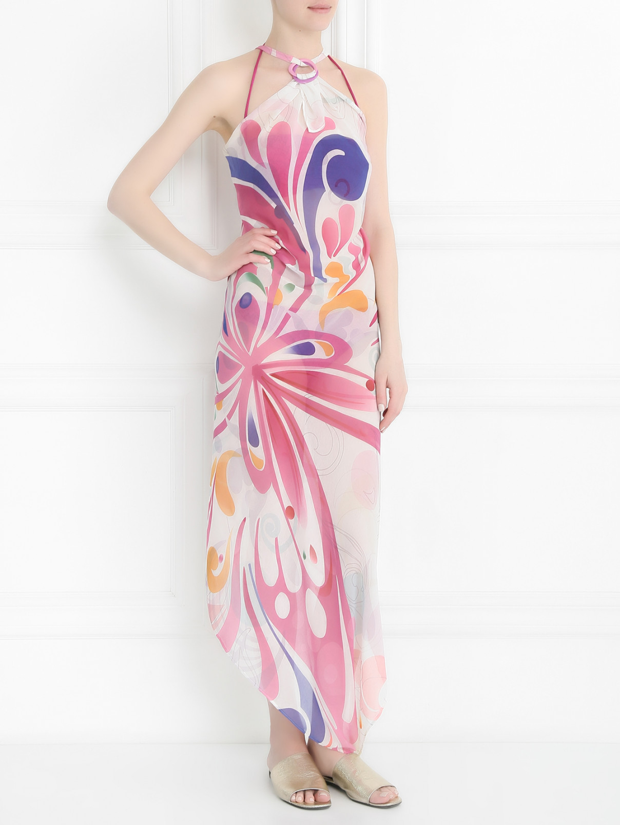 Платье с узором La Perla  –  Модель Общий вид  – Цвет:  Мультиколор