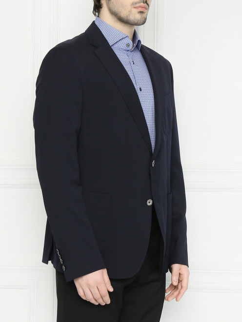 Пиджак из шерсти с накладными карманами Joop - МодельВерхНиз