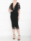 Платье из вискозы с вышивкой Rhea Costa  –  МодельОбщийВид