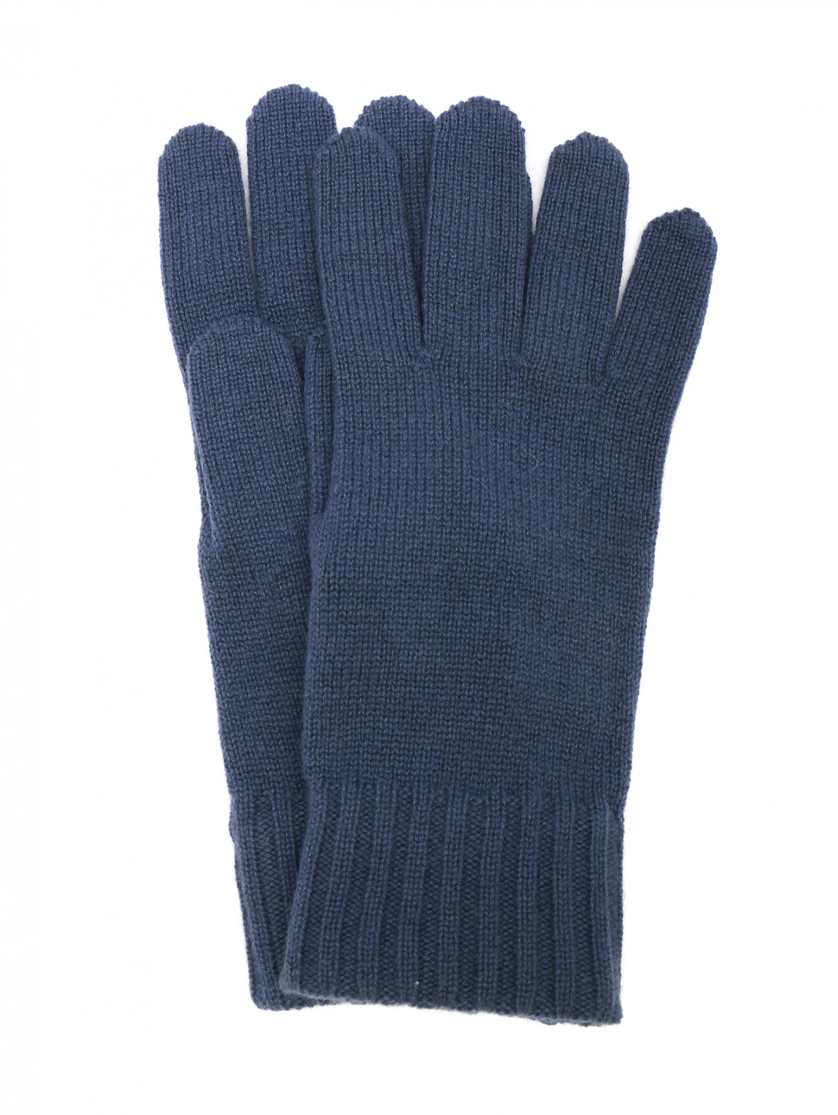 Перчатки из кашемира Malo  –  Общий вид  – Цвет:  Синий