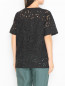 Блуза из хлопка с вышивкой ришелье Marina Rinaldi  –  МодельВерхНиз1