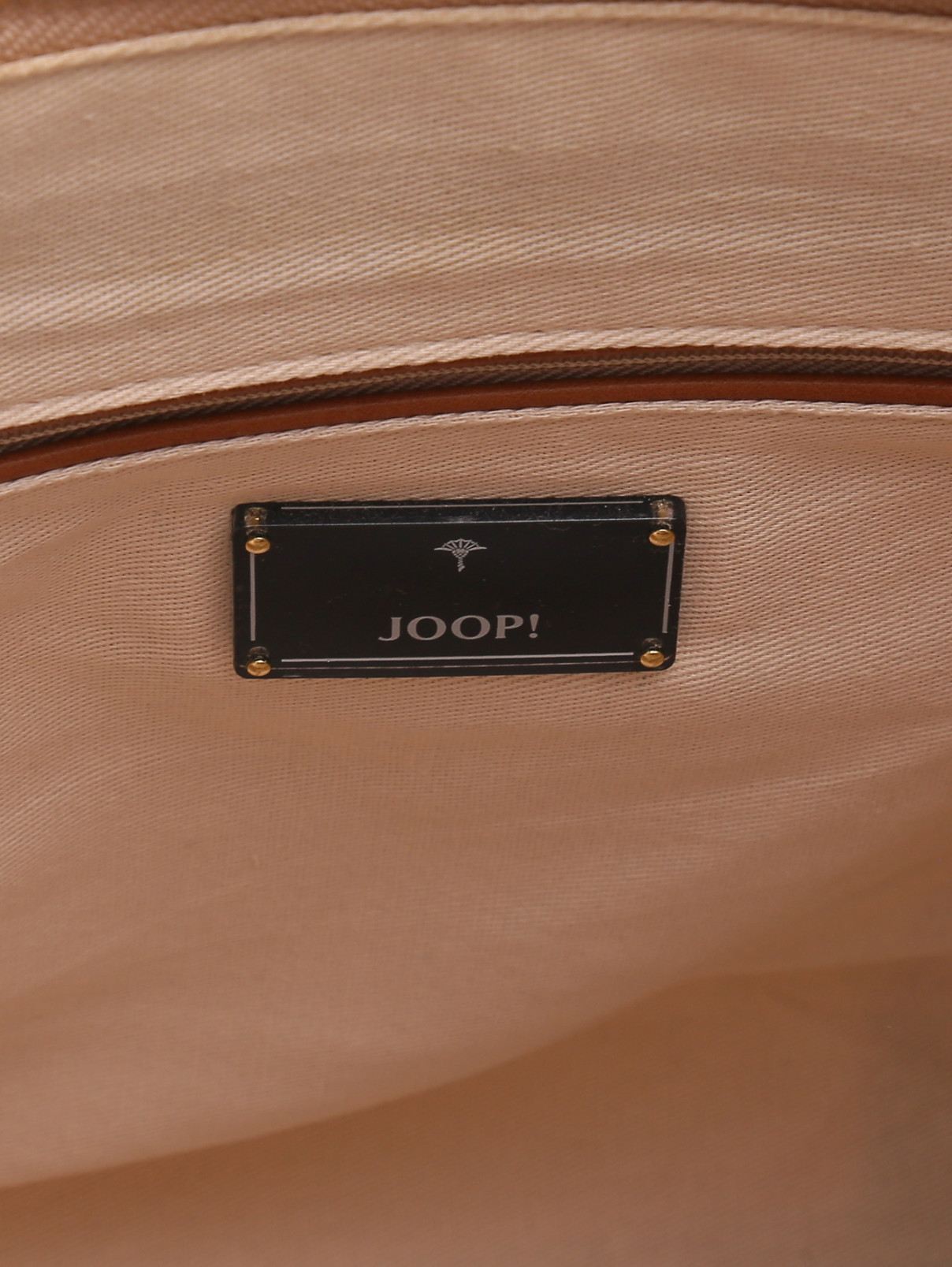 Сумка с монограммой на коротких ручках Joop  –  Деталь1  – Цвет:  Розовый