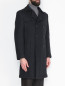 Двубортное пальто из шерсти с карманами Etro  –  МодельВерхНиз