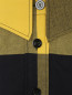 Юбка из хлопка в крупную клетку на пуговицах Moschino  –  Деталь