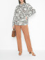 Трикотажные брюки с блеском Marina Rinaldi  –  МодельОбщийВид