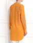 Удлиненная блуза из шелка с цветочной вышивкой Ermanno Scervino  –  Модель Верх-Низ1