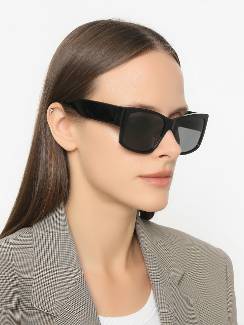 Солнцезащитные очки в пластиковой оправе Sportmax - МодельОбщийВид