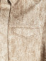 Рубашка из плотного денима с короткими рукавами Max Mara  –  Деталь